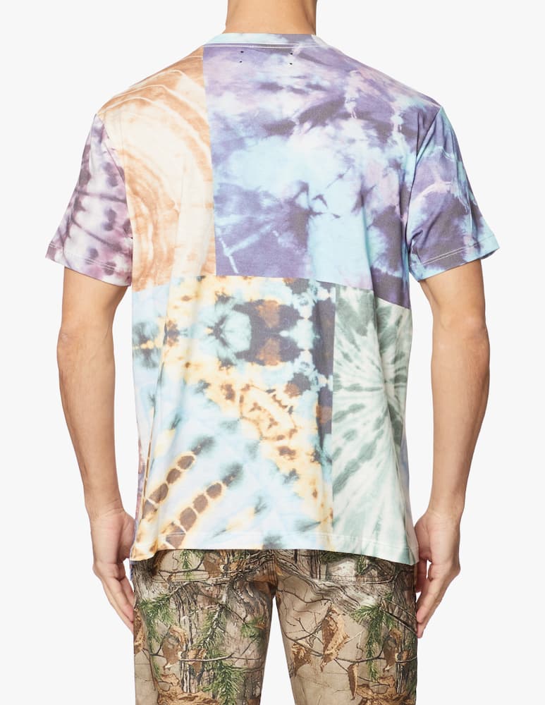 rinascente Amiri Patchwork tie dye t-shirt