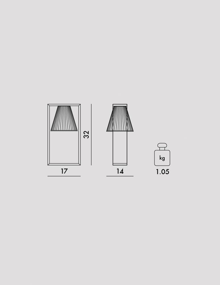 Kartell Table lamp Light Air - picture 2 Kartell Table lamp Light Air - picture 2