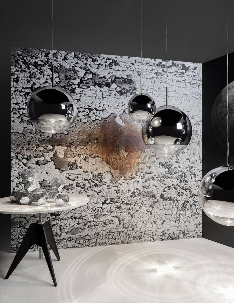 rinascente Tom Dixon Mirror Ball 25Cm Led Silver Pendant Lamp Set 2 Pcs - Silver