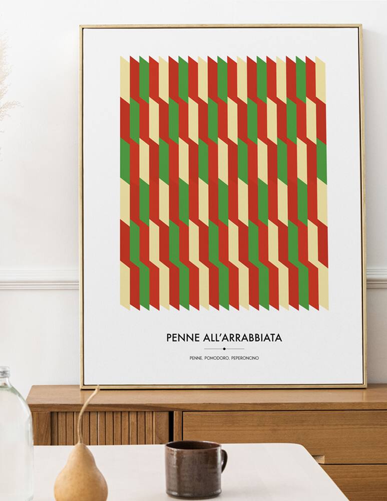 rinascente Slurp Design Penne Allarrabiata Poster