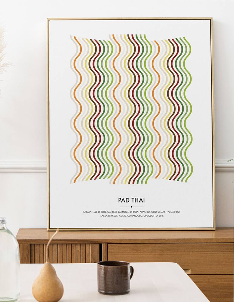 rinascente Slurp Design Pad Thai Poster