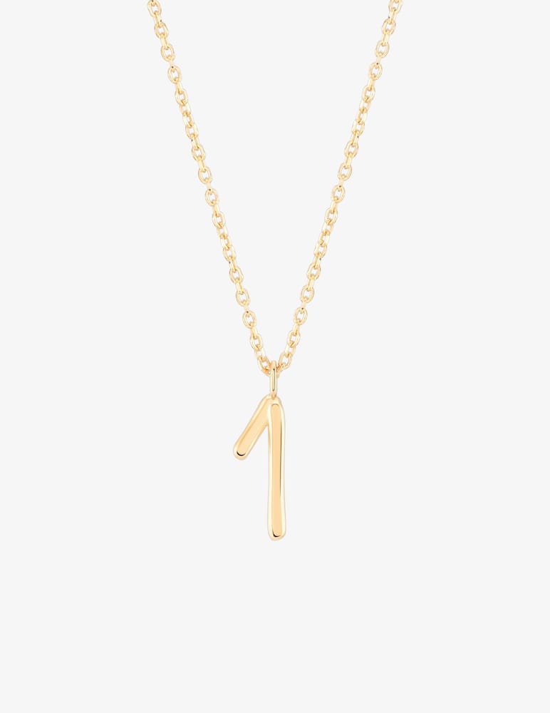 rinascente Wonther Lucky Number 1 necklace