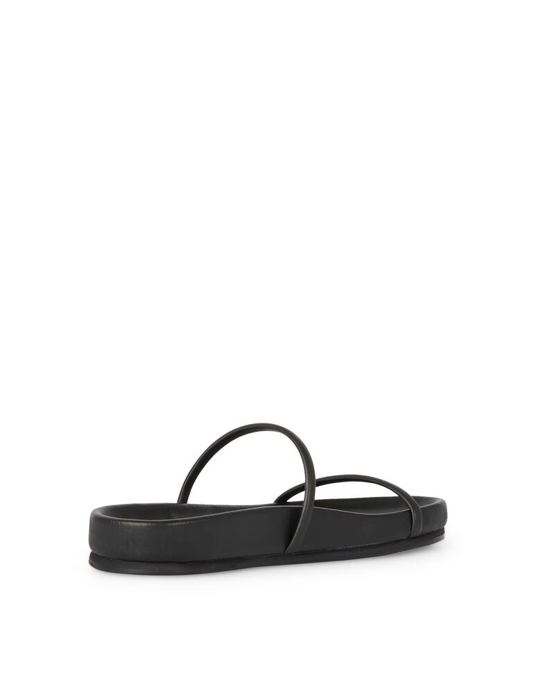 rinascente Black Suede Studio Chiara flat sandals