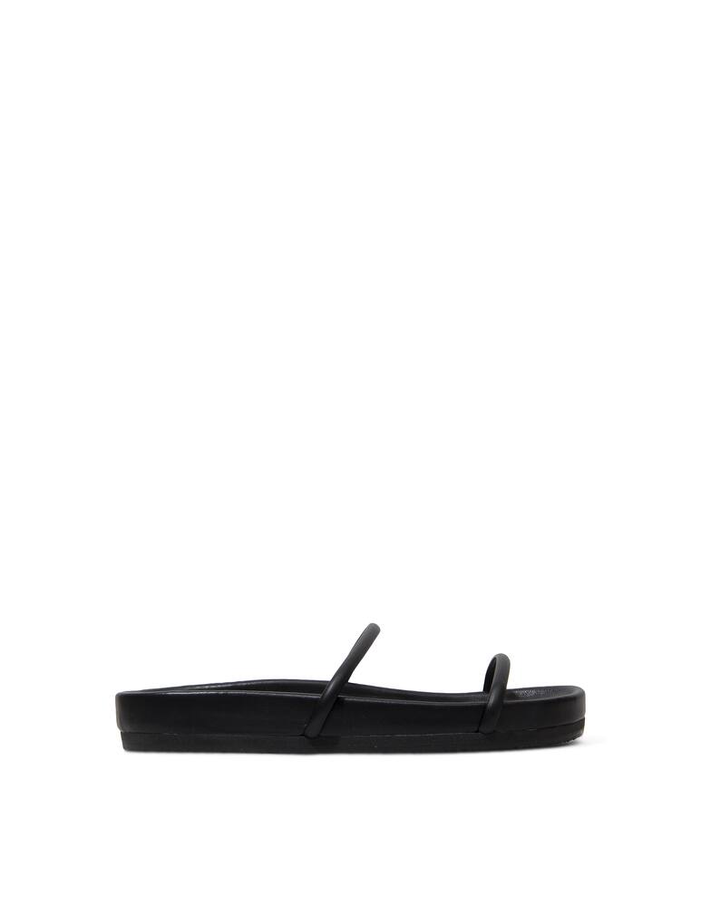 rinascente Black Suede Studio Chiara flat sandals