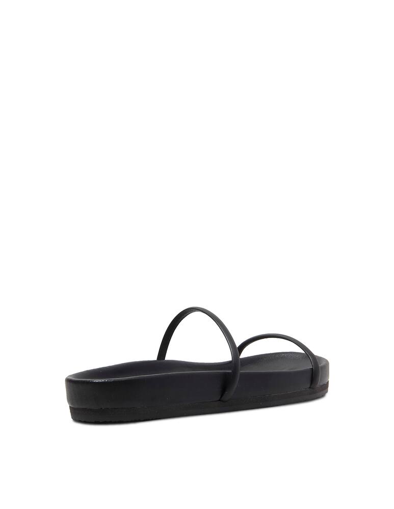 rinascente Black Suede Studio Chiara flat sandals