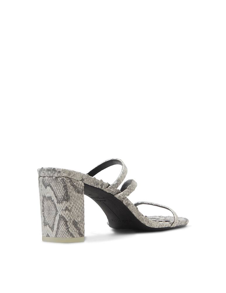 rinascente Black Suede Studio Mule con tacco Darcy