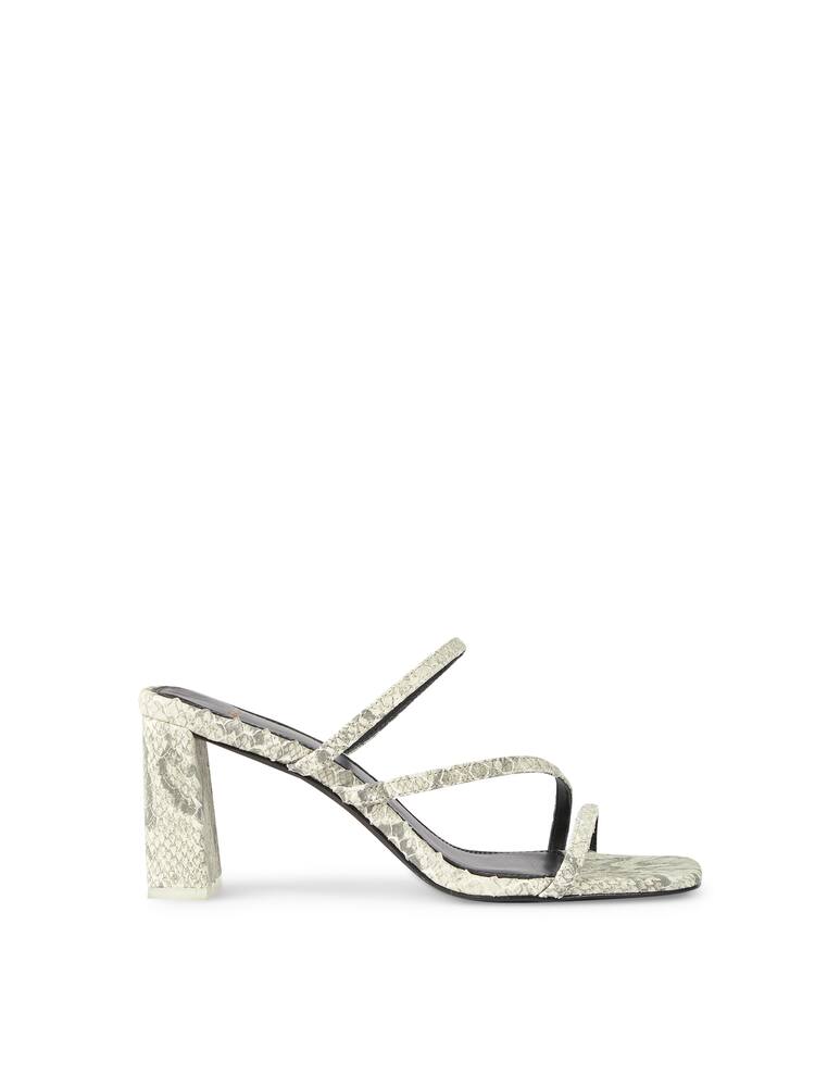 rinascente Black Suede Studio Mule con tacco Darcy