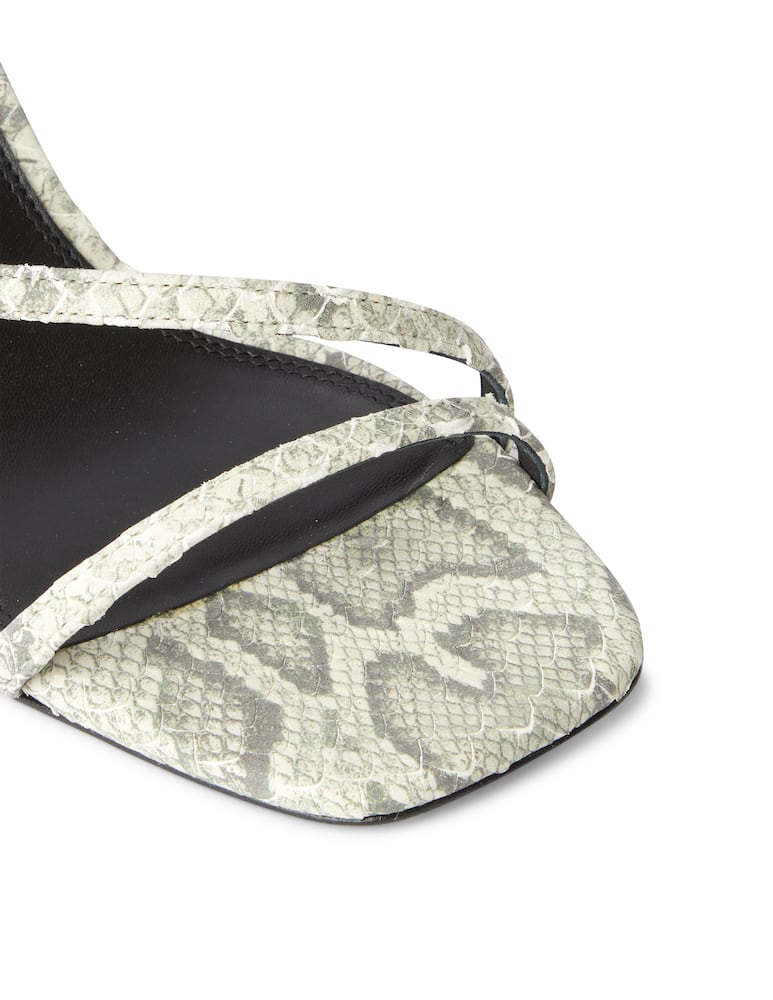 rinascente Black Suede Studio Mule con tacco Darcy