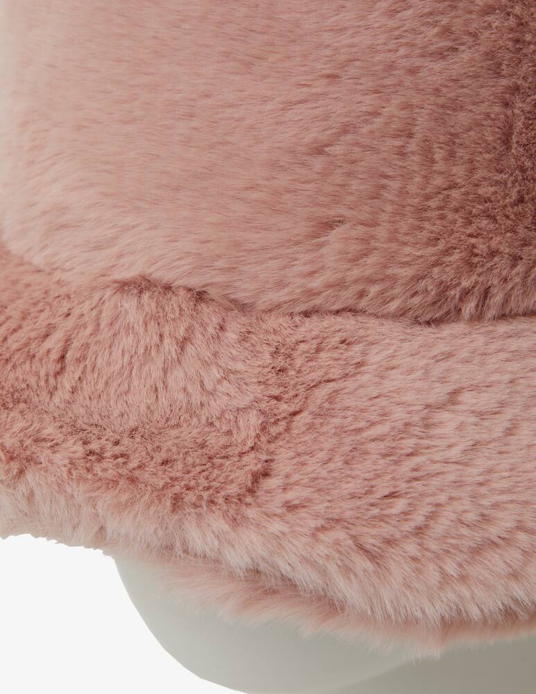 rinascente Leontine Vintage Ecofur bucket hat - Pink