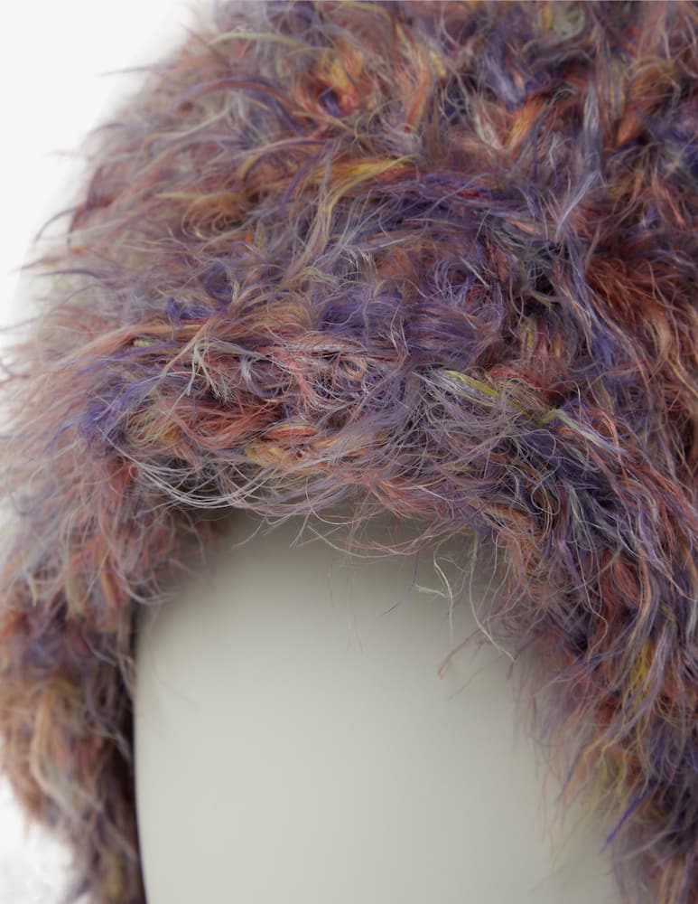 rinascente Leontine Vintage Fluffy bucket hat - Violet