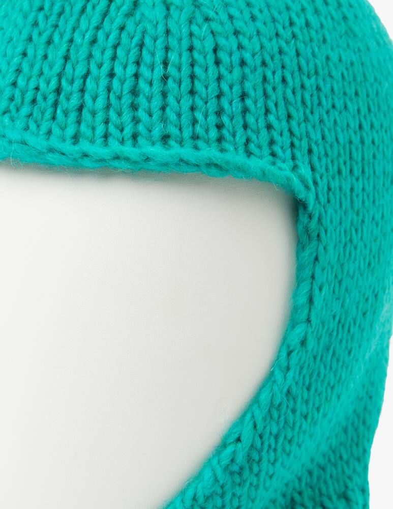 rinascente Leontine Vintage Wool blend balaclava - Light blue