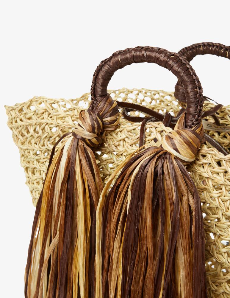 rinascente Gingi Cesta fringe bag