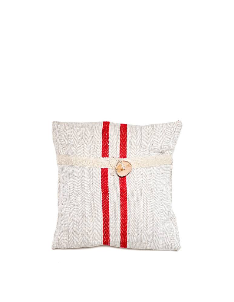 rinascente Le Botteghe su Gologone Cuscino In Lino Con Bottoni Di Ginepro - Coll. Pane