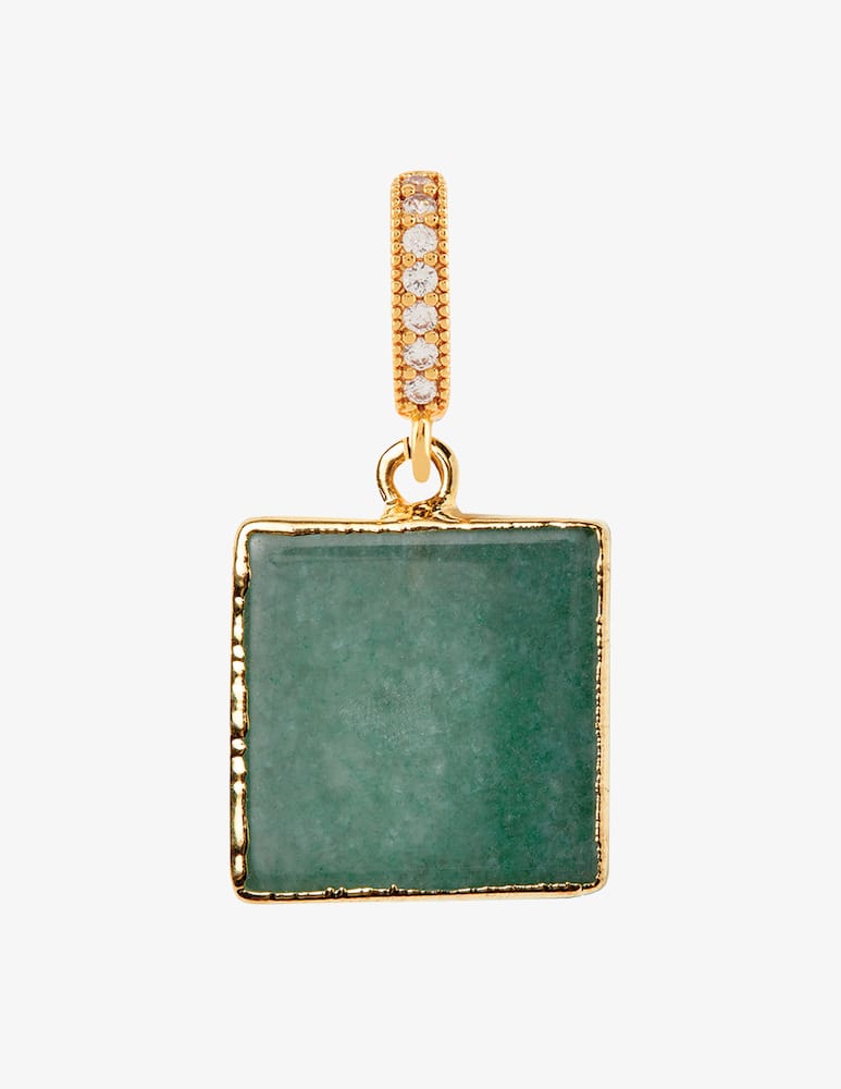 Crystal Haze Ciondolo pave Green quartz - immagine 1 Crystal Haze Ciondolo pave Green quartz - immagine 1