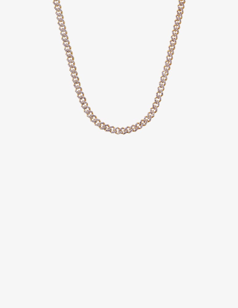 rinascente Crystal Haze Mexican chain necklace