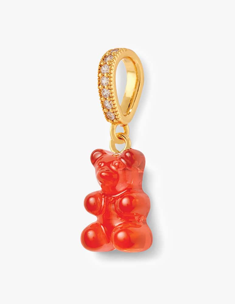 rinascente Crystal Haze Pave nostalgia bear pendant