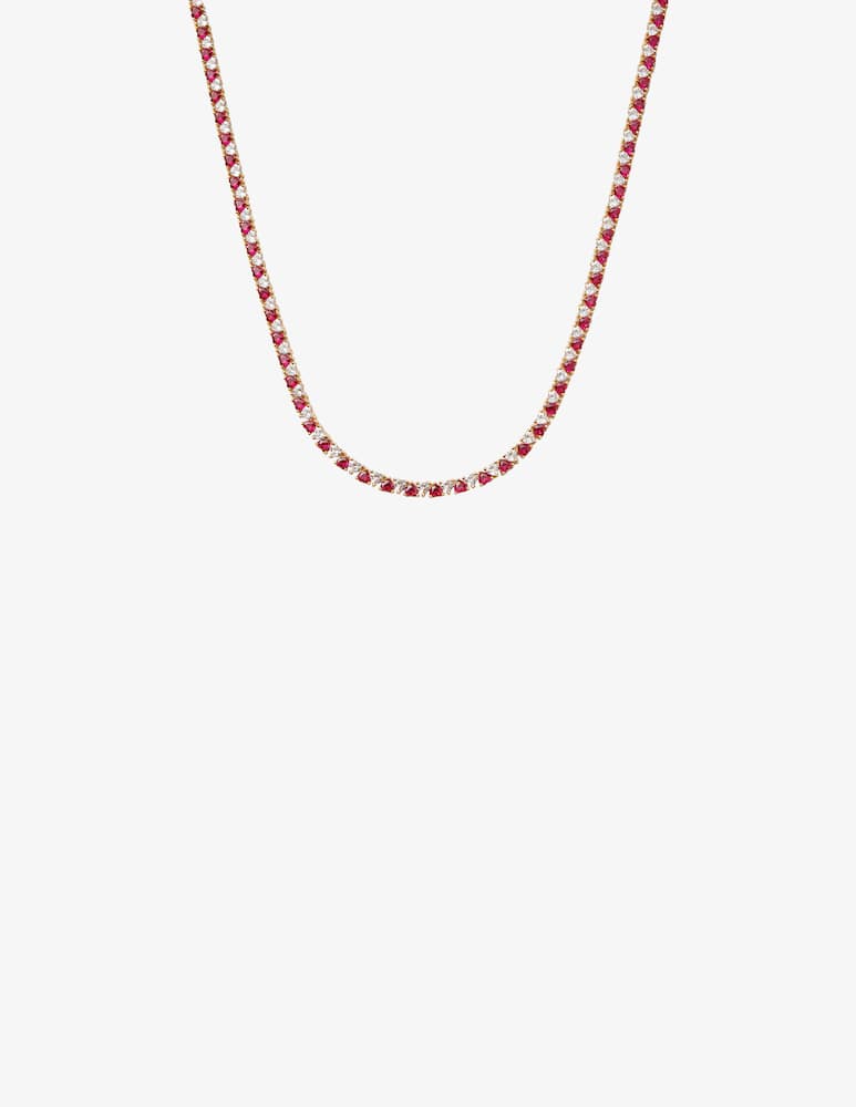 rinascente Crystal Haze Valentine chain necklace