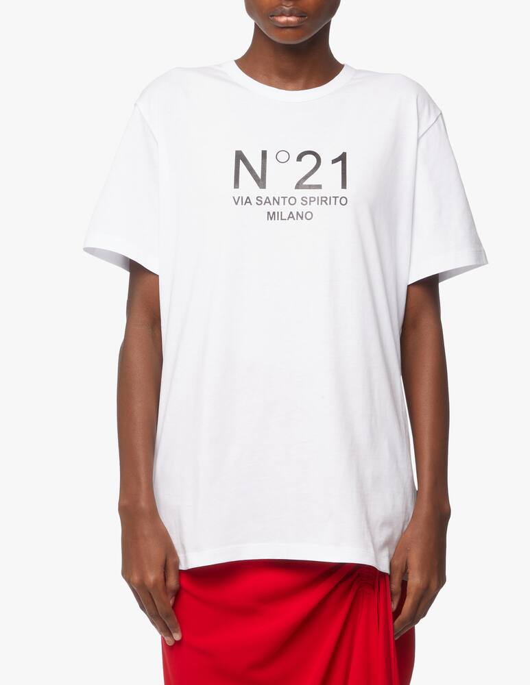 rinascente N°21 Cotton t-shirt with logo