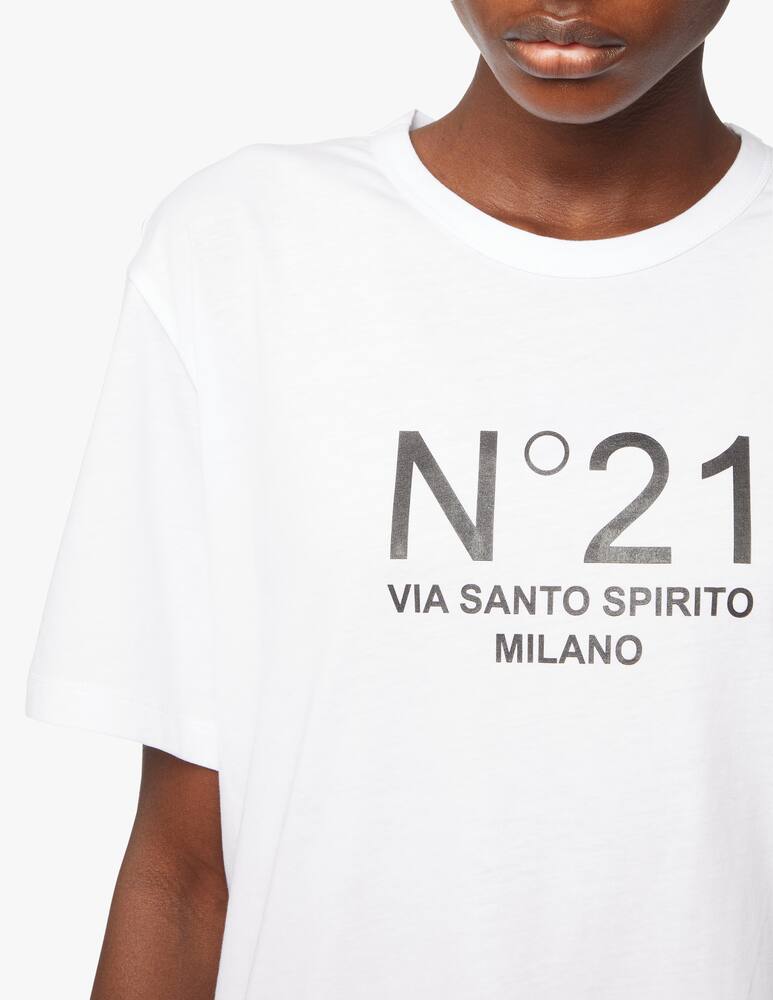 rinascente N°21 Cotton t-shirt with logo
