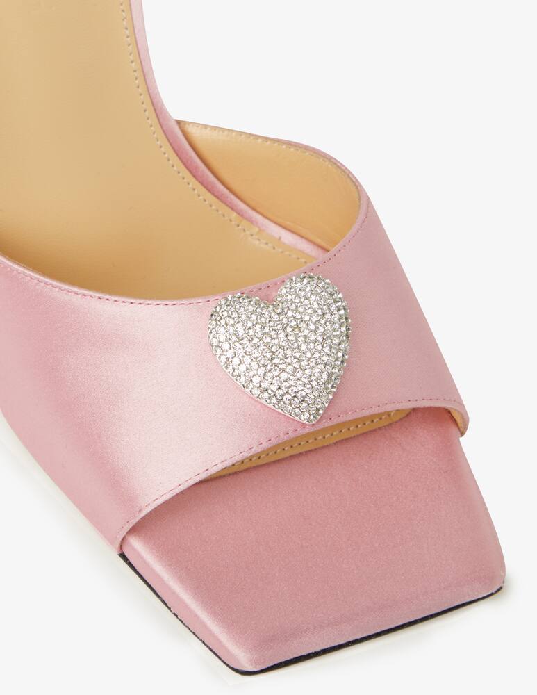Mach & Mach Sandali slingback Crystal Heart - immagine 2 Mach & Mach Sandali slingback Crystal Heart - immagine 2