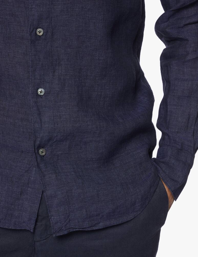 rinascente Finamore Linen delave tokyo shirt