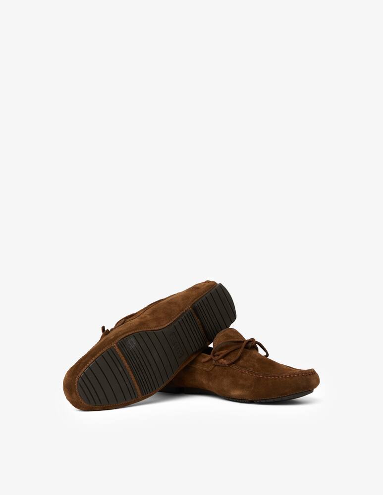 rinascente Fratelli Rossetti Scarpe driver in suede con laccetti 