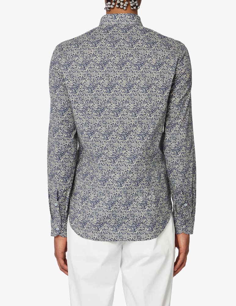 rinascente Manuel Ritz Cotton and linen shirt 