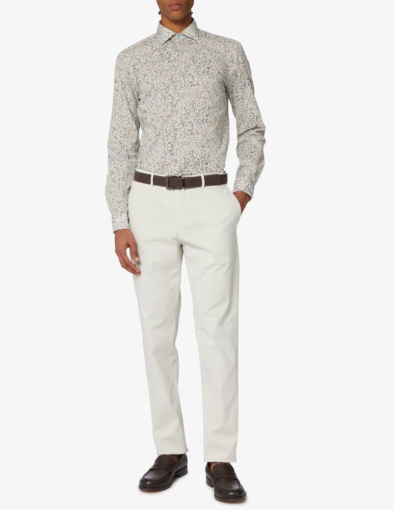 rinascente Manuel Ritz Camicia lavata in cotone e lino 