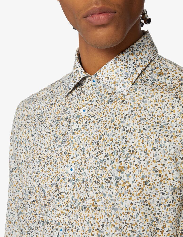 rinascente Manuel Ritz Camicia lavata in cotone e lino 