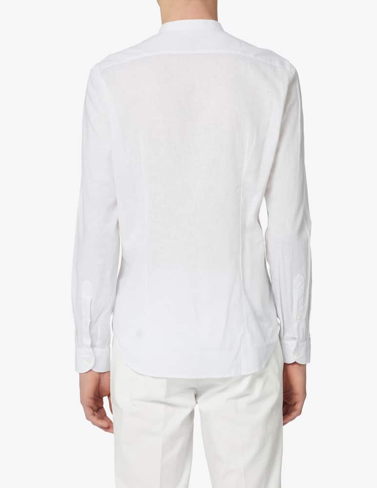 rinascente Manuel Ritz Camicia lavata in cotone e lino 