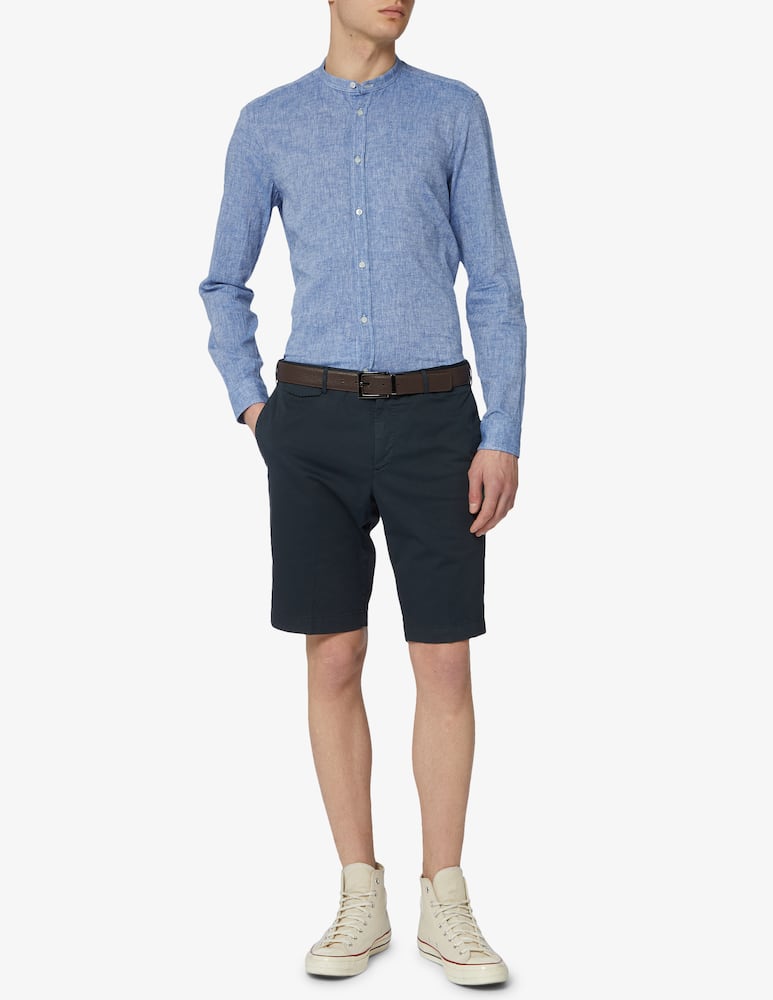 rinascente Manuel Ritz Cotton and linen shirt 