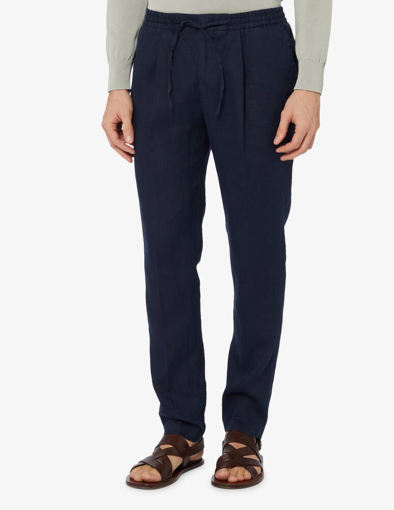 rinascente Manuel Ritz Lino washed trousers 