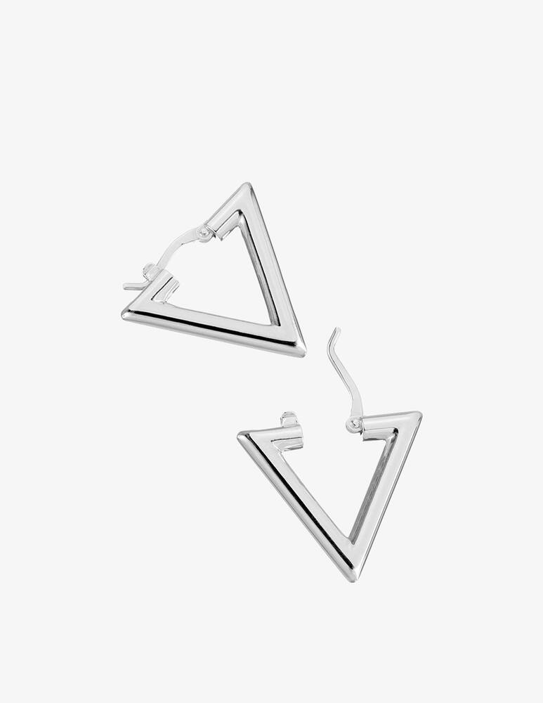 LAG World Lil Triangle earring full silver - picture 2 LAG World Lil Triangle earring full silver - picture 2