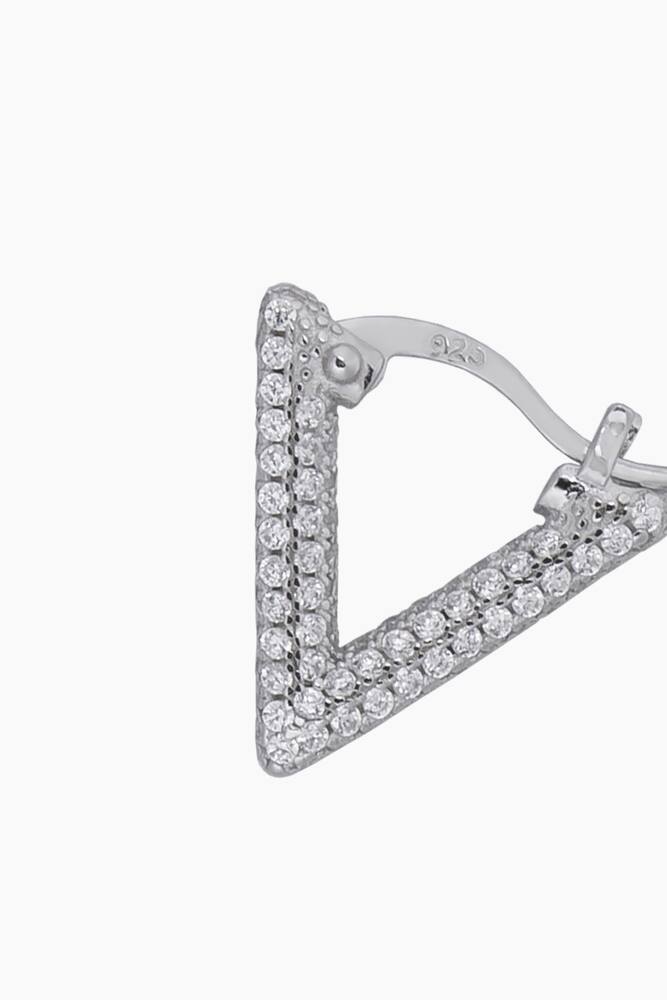 LAG World Mini orecchino a Triangolo con pavée - immagine 2 LAG World Mini orecchino a Triangolo con pavée - immagine 2