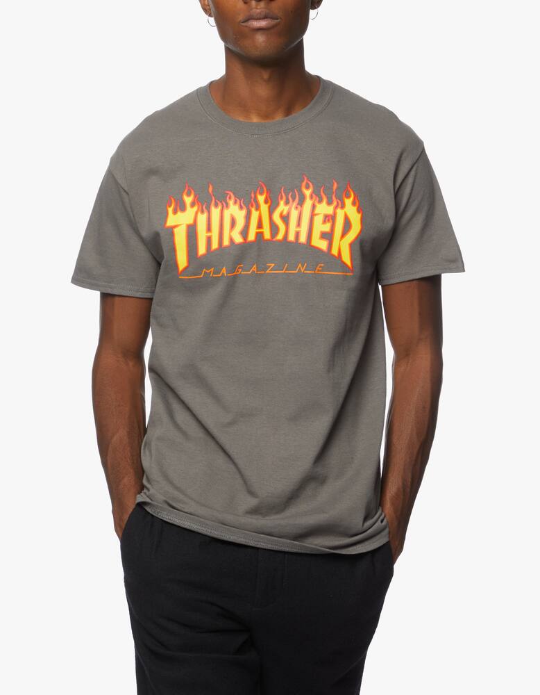 rinascente Thrasher T-shirt flame - grey