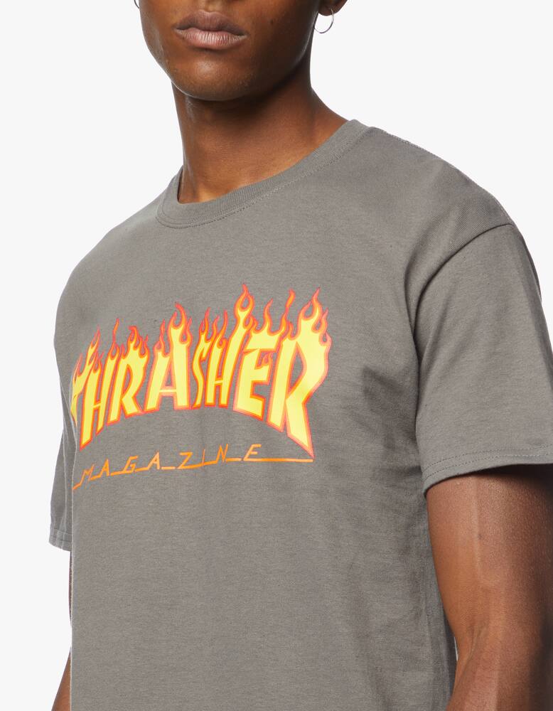 rinascente Thrasher T-shirt flame - grey