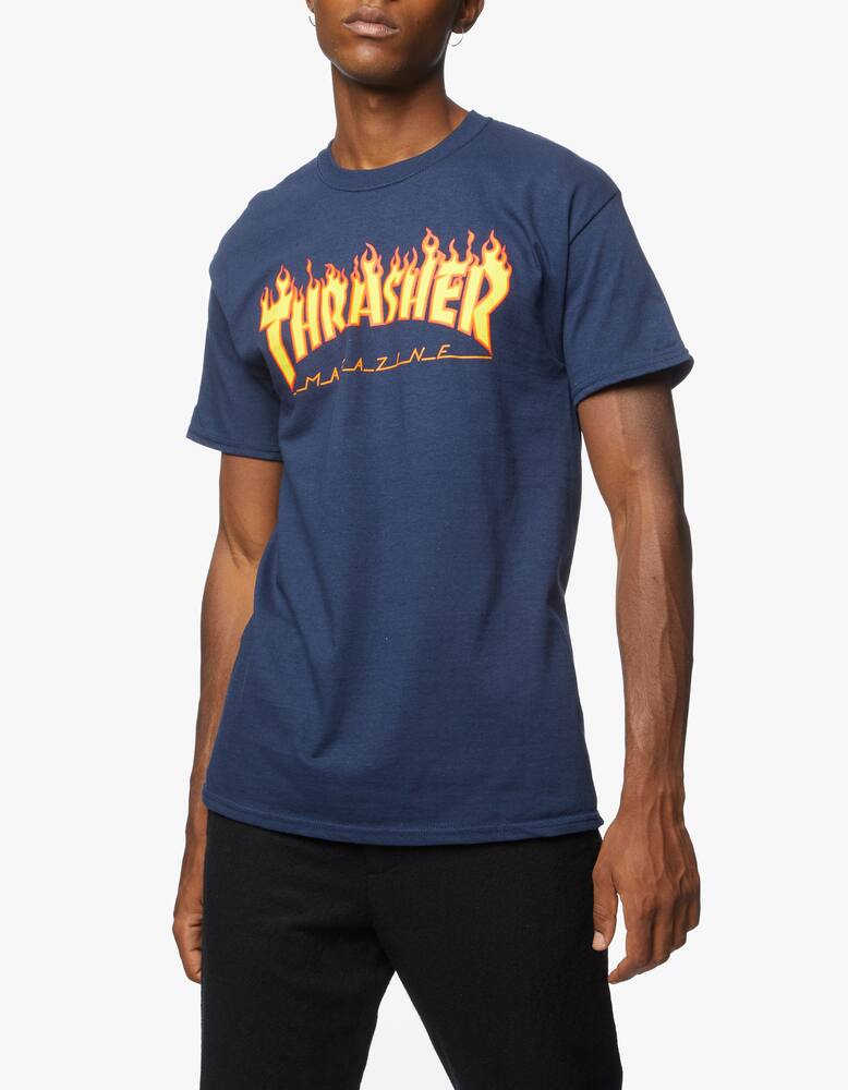 rinascente Thrasher T-shirt flame - blue