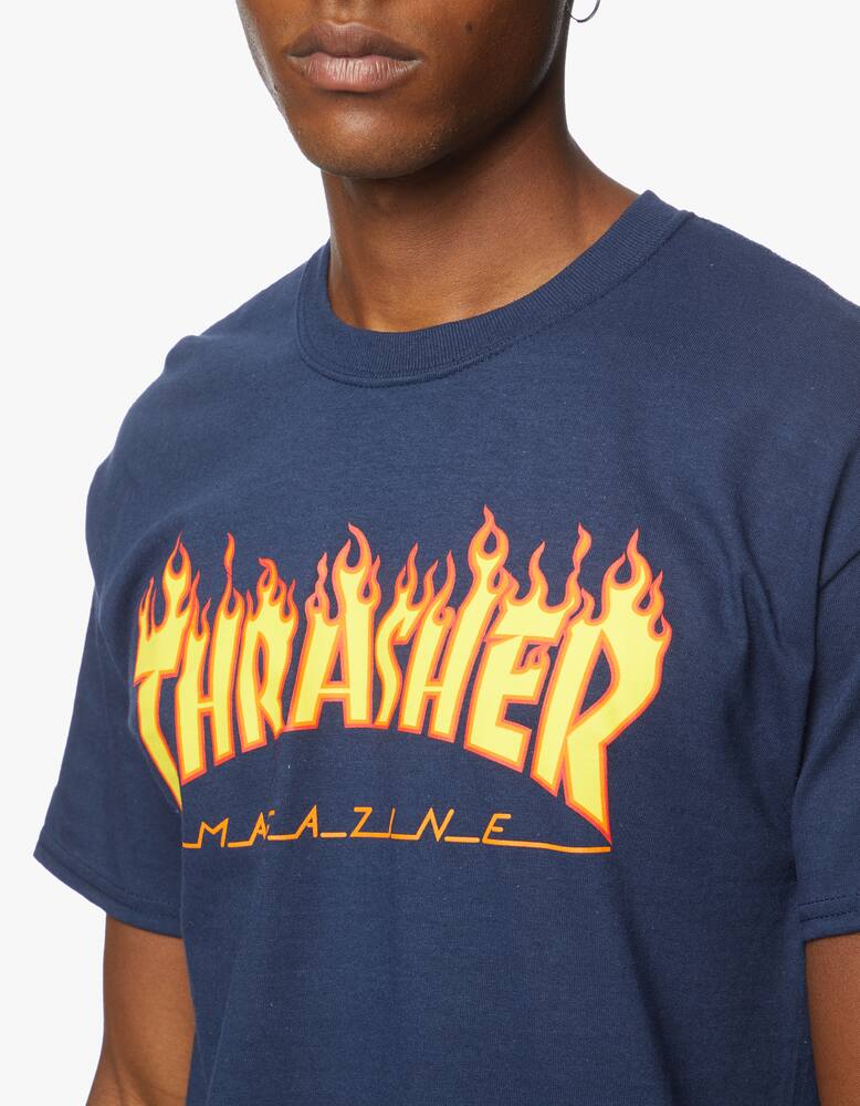 rinascente Thrasher T-shirt flame - blue