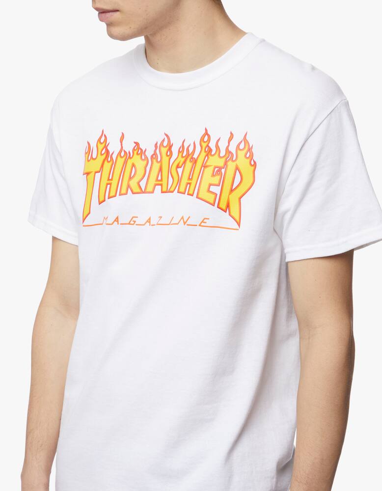 rinascente Thrasher T-shirt flame - bianco