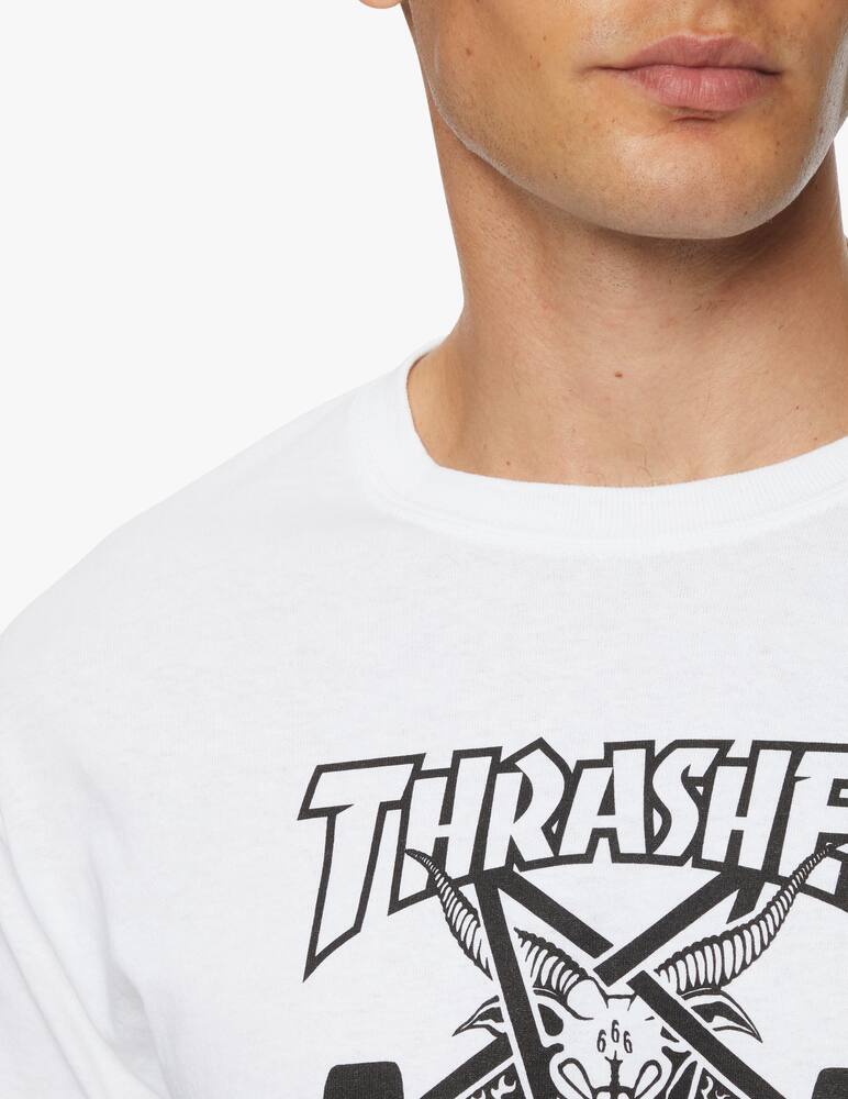 rinascente Thrasher T-shirt Skate Goat - white