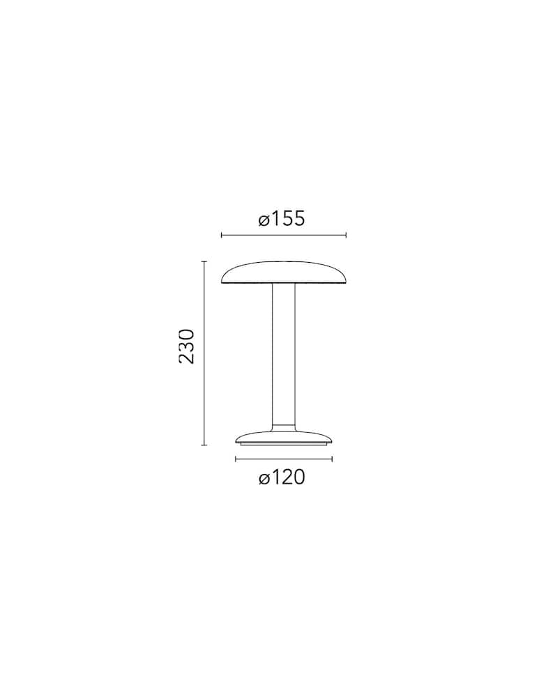 Flos Lampada portatile Gustave - immagine 3 Flos Lampada portatile Gustave - immagine 3