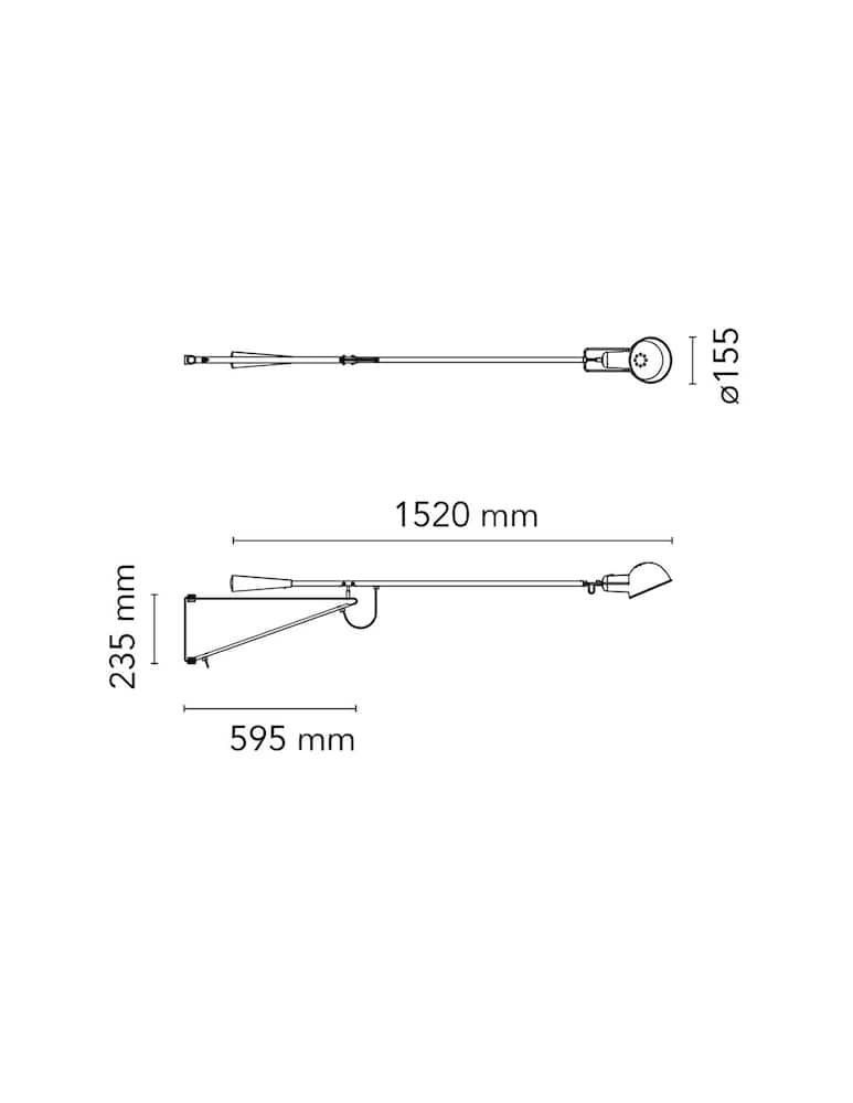 Flos Lampada da parete 265 Small - immagine 2 Flos Lampada da parete 265 Small - immagine 2