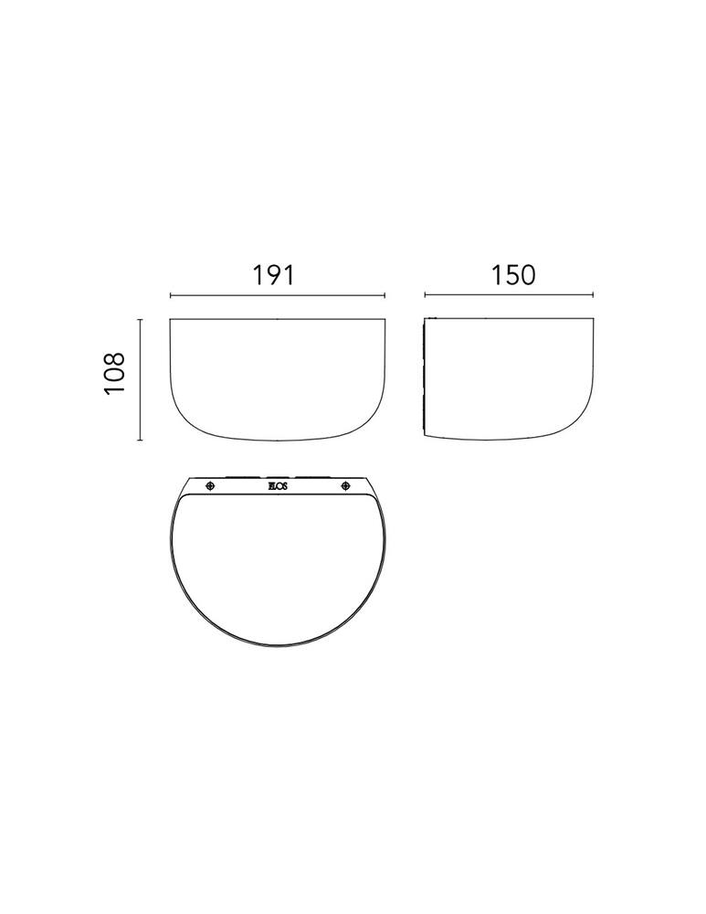 rinascente Flos Bellhop Wall Up Eu  Lampada Da Soffitto