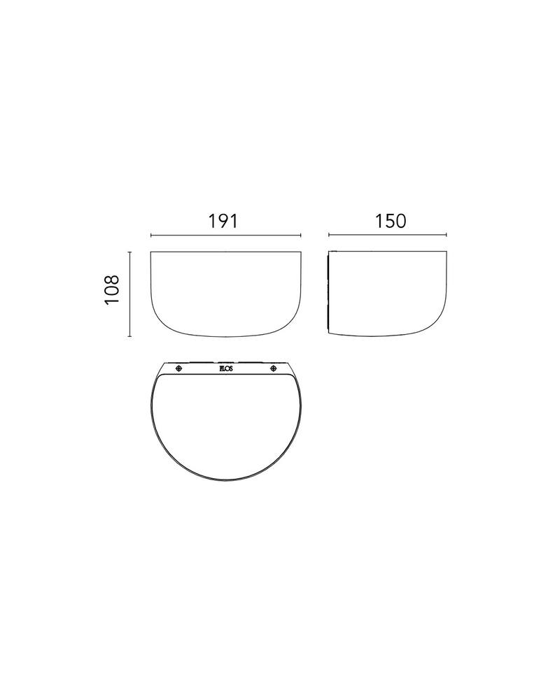 rinascente Flos Bellhop Wall Up Eu Lampada Da Soffitto