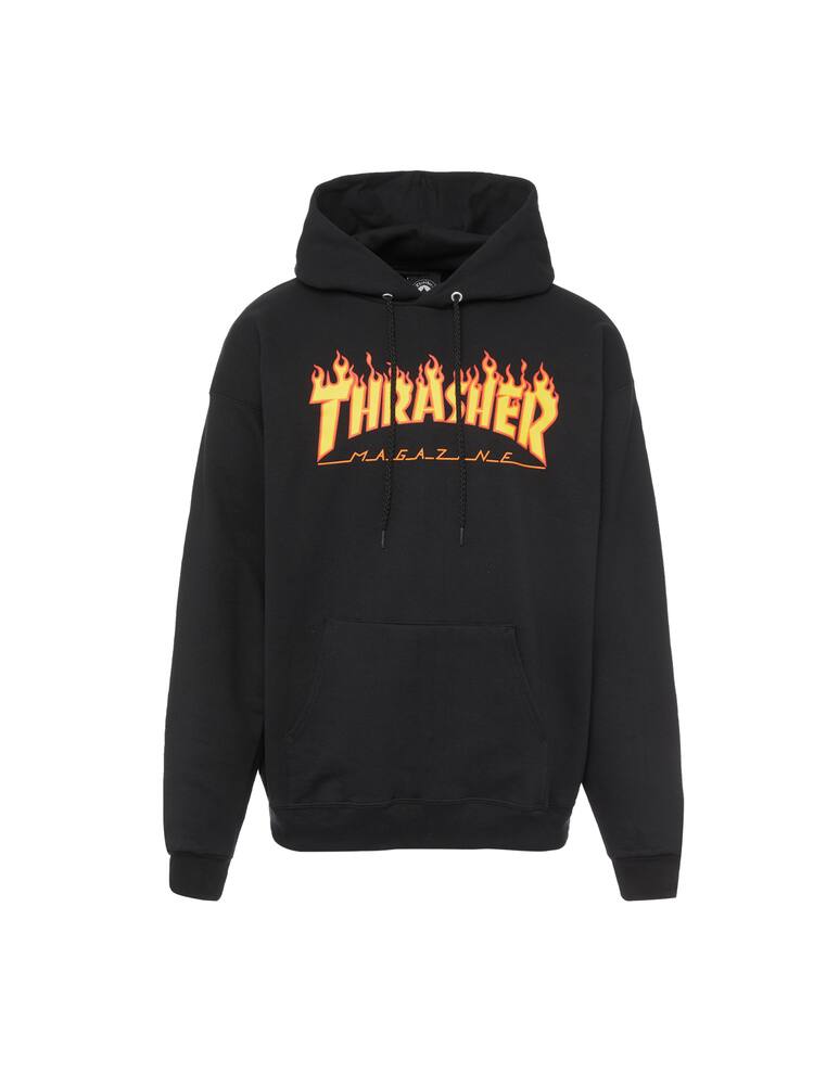 rinascente Thrasher Felpa Flame con cappuccio - nero