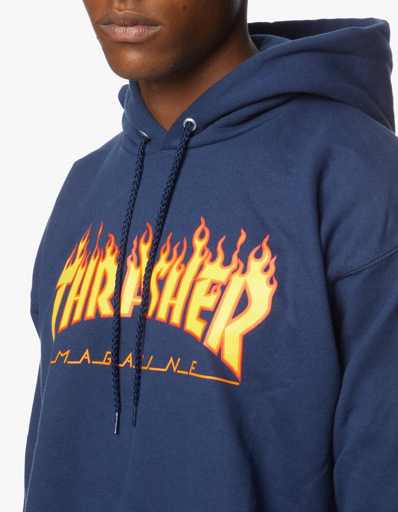 rinascente Thrasher Felpa Flame con cappuccio - blu