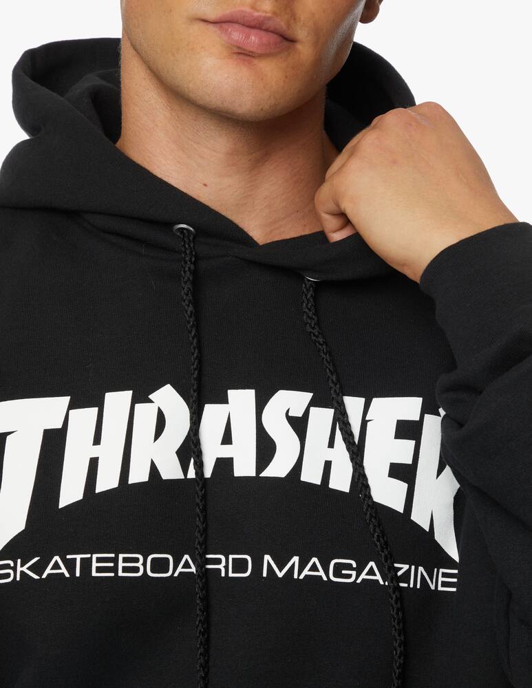 rinascente Thrasher Felpa con cappuccio Skate Mag - nero