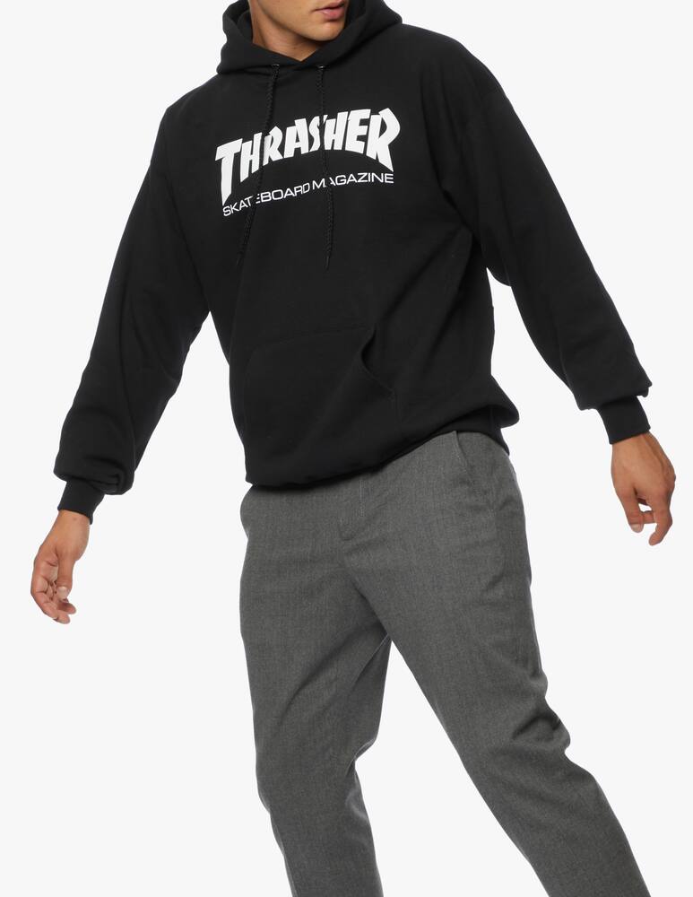 rinascente Thrasher Felpa con cappuccio Skate Mag - nero
