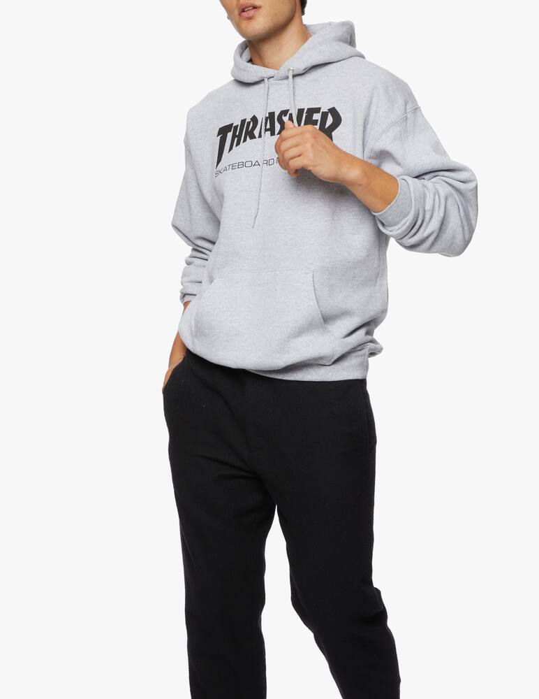 rinascente Thrasher Felpa con cappuccio Skate Mag - grigio