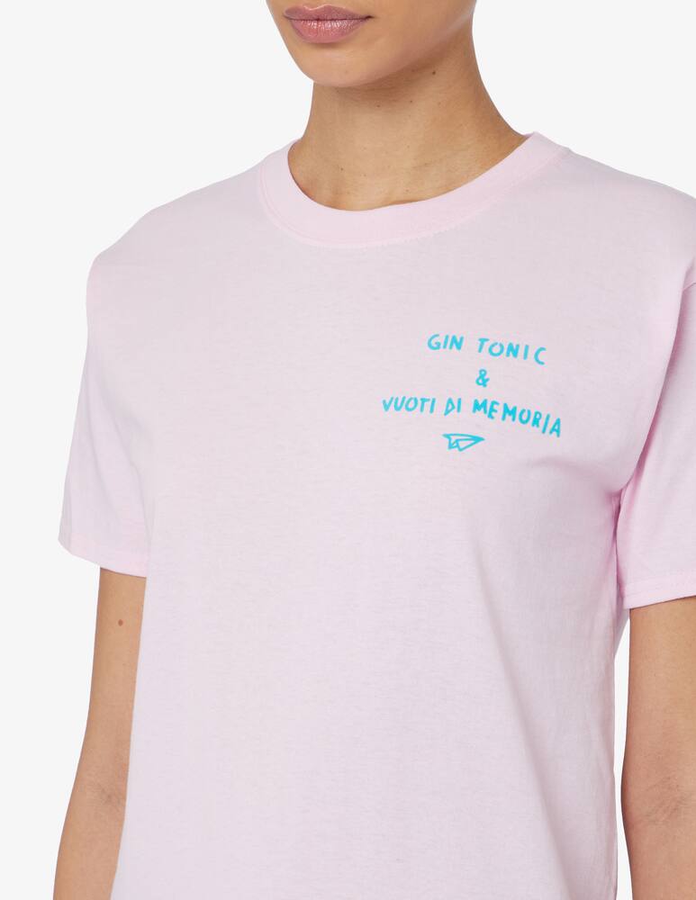 Linea Daria Gin Tonic e Vuoti di Memoria t-shirt - Pink - picture 4 Linea Daria Gin Tonic e Vuoti di Memoria t-shirt - Pink - picture 4